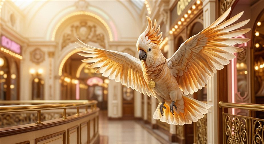 Spielautomaten mit leuchtenden Walzen und Gewinnsymbolen